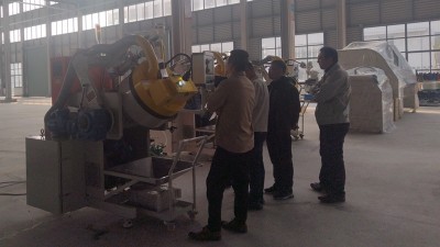 汽車(chē)零部件橡膠減震客戶(hù) 來(lái)訪參觀安捷倫噴涂設(shè)備